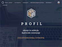 Tablet Screenshot of profil.si